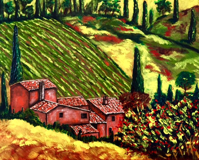 Tuscany Vineyard - ORIGINAL